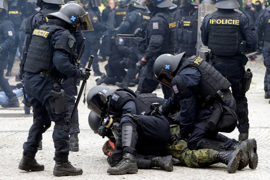 Demonstration against the Czech government's COVID-19 restrictions in Prague