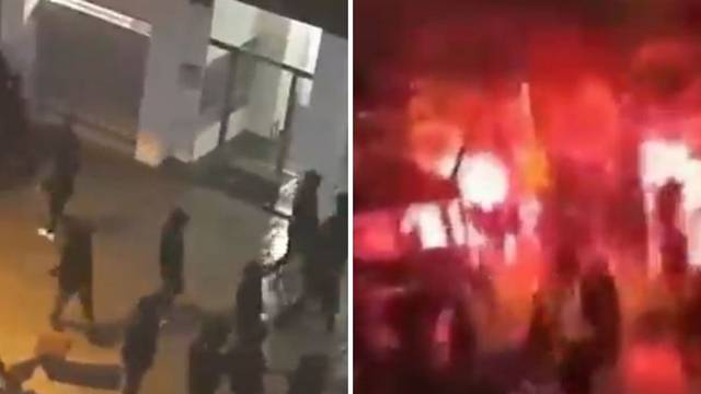 VIDEO Torcida i navijači Benfice došli napasti ultrase Barcelone? Policija spriječila makljažu
