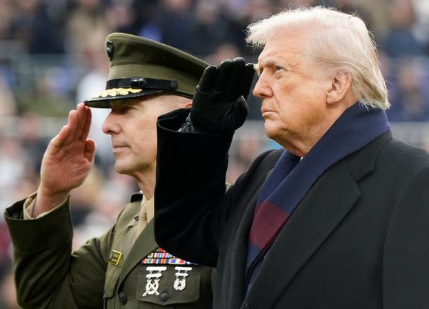 U.S. President Trump attends Army-Navy game in Baltimore