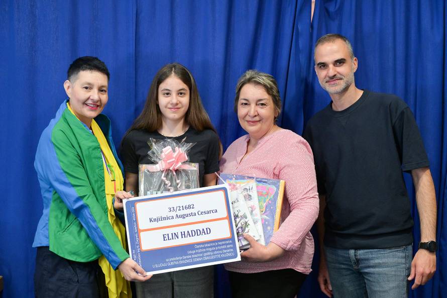Elin Haddad proglašena najčitateljicom grada Zagreba u kategoriji osnovnoškolske dobi