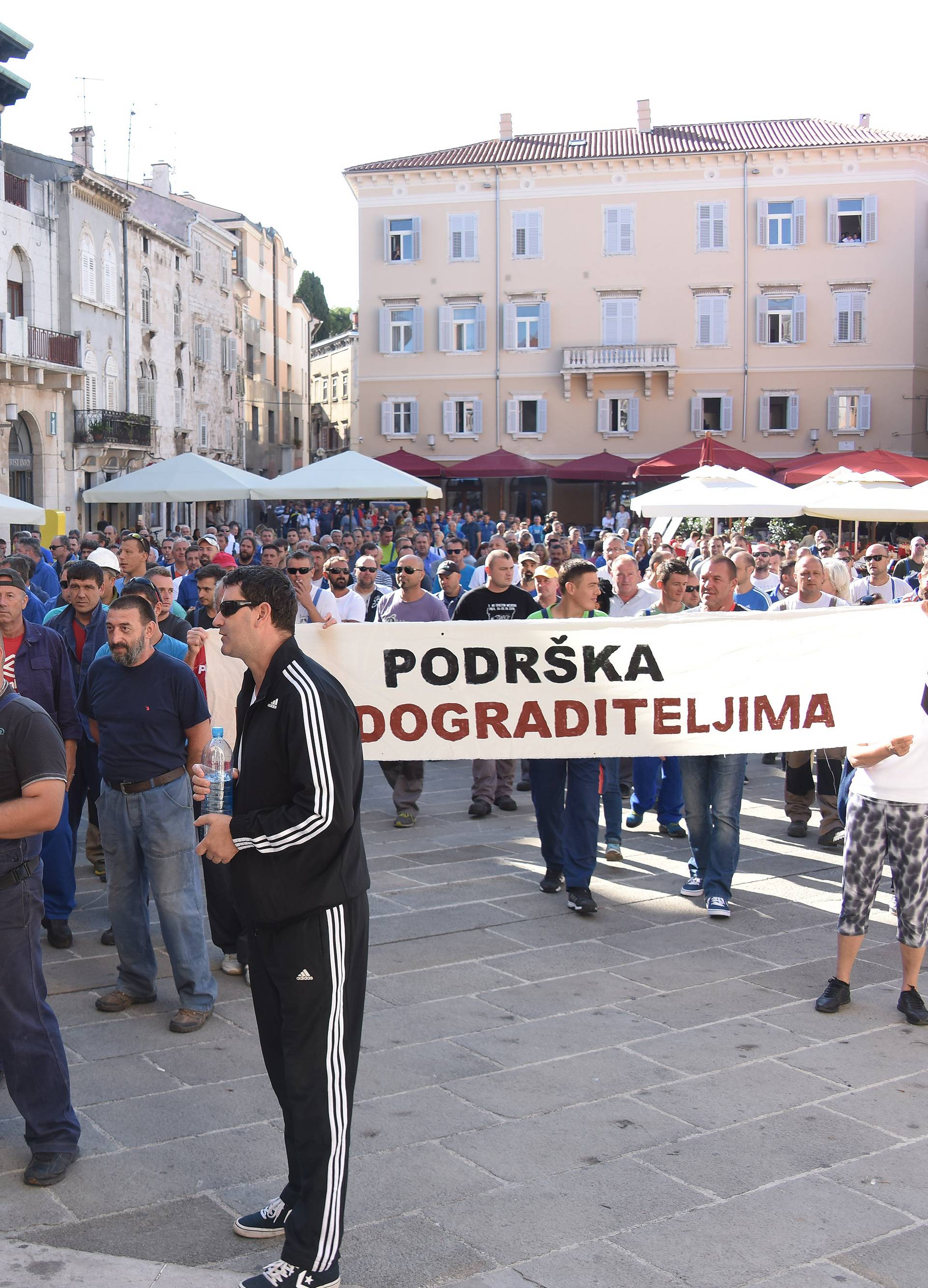 Pula: Radnici Uljanika ponovno i na ulicama, pozivaju graÄane na prosvjed