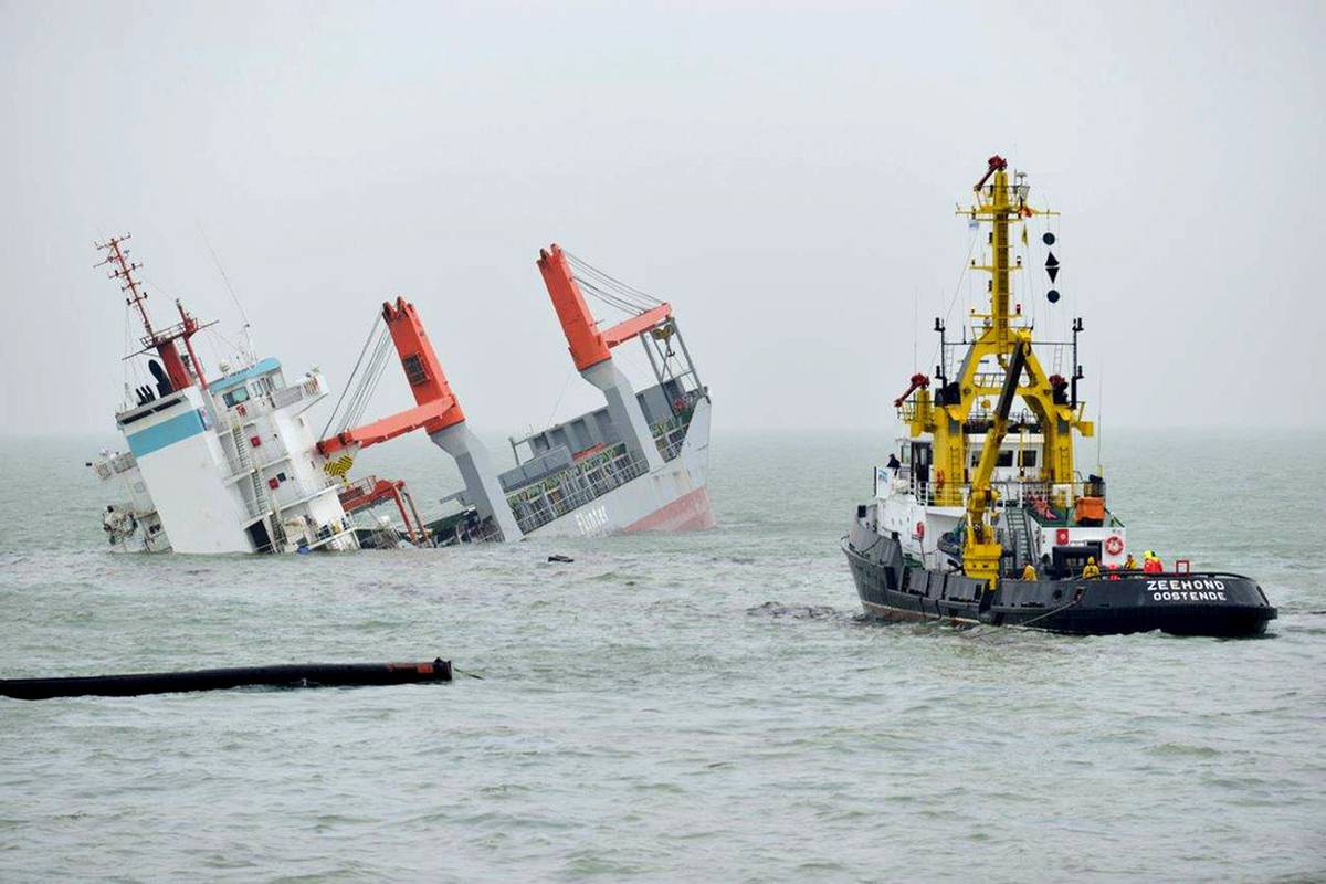 Teretni brod je potonuo nakon sudara s tankerom kod Belgije 