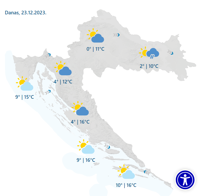 Proljeće ili zima? Ni ove godine ništa od bijelog Božića! Temperature se penju do 17 °C