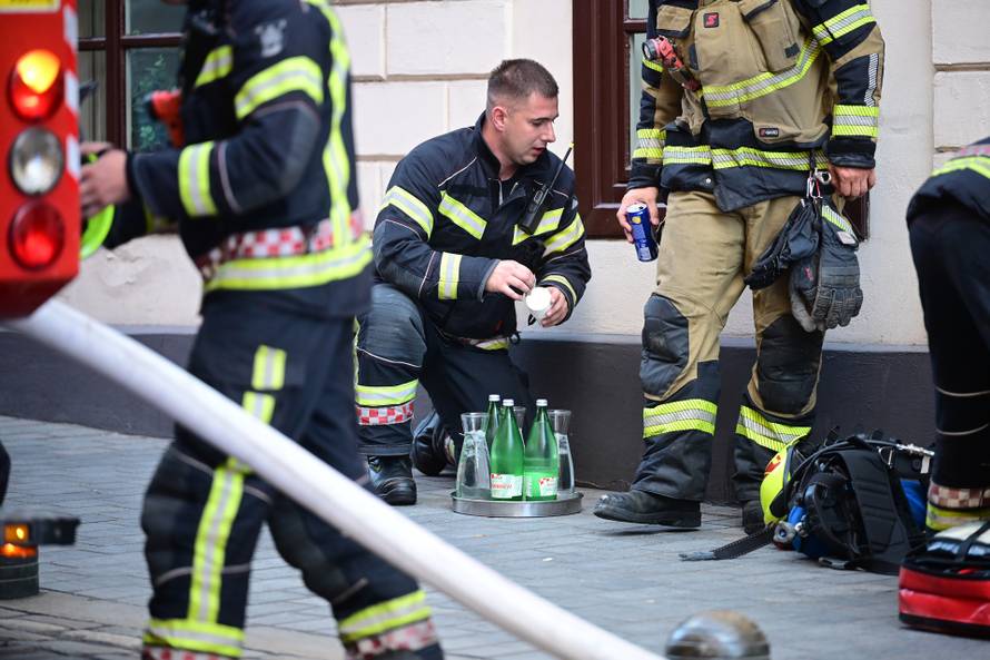 Zagreb: Požar u Mesničkoj ulici