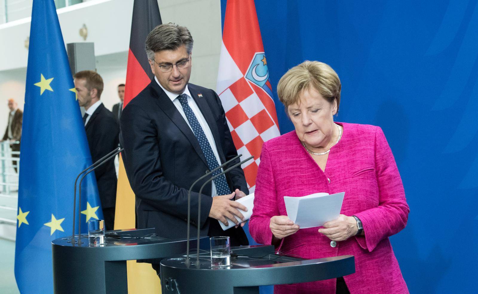 Croatian Prime Minister meets Merkel