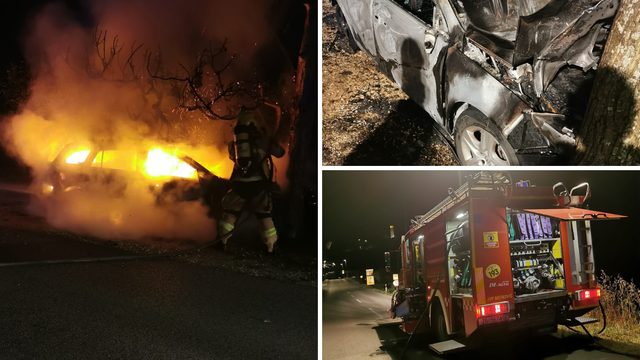 Izgorio auto kod Metkovića