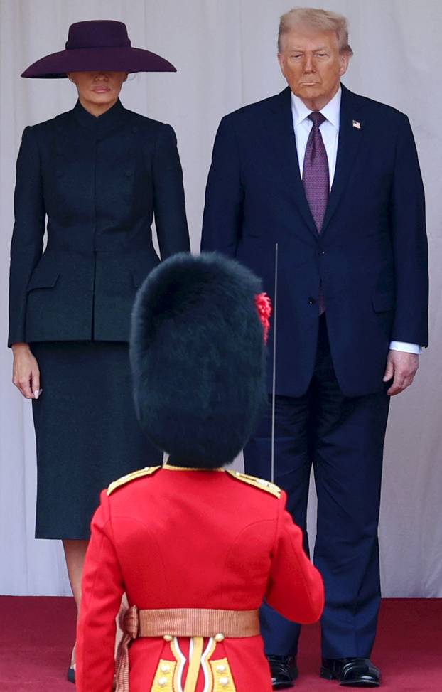 U.S. President Trump makes second state visit to Britain