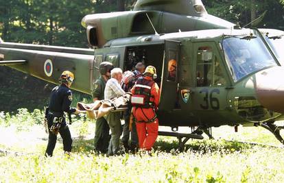 Slovenki pozlilo na planini, spašavali je helikopterom