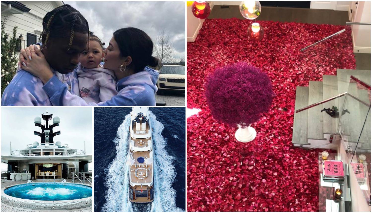Luksuzna zabava: Kylie dobila kuću punu ruža, slavi na jahti