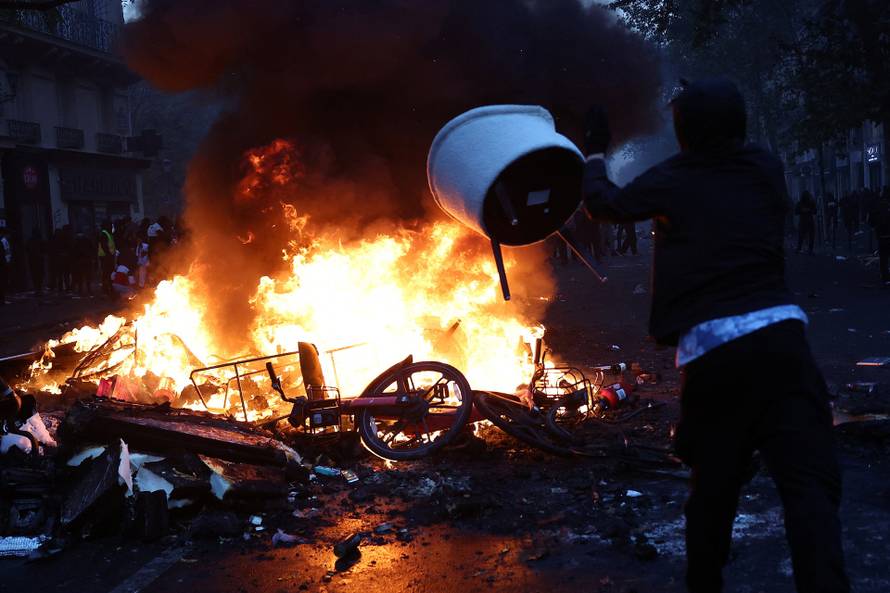 Nationwide protests in France against the cost of living