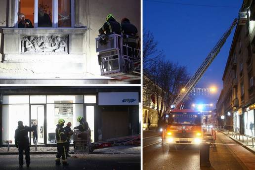 U centru Zagreba srušili dio fasade da ne padne na nekoga