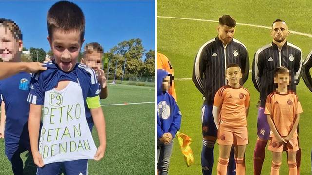 VIDEO Petković izašao na teren s dječakom koji mu je posvetio gol: 'To mi je bio životni san!'