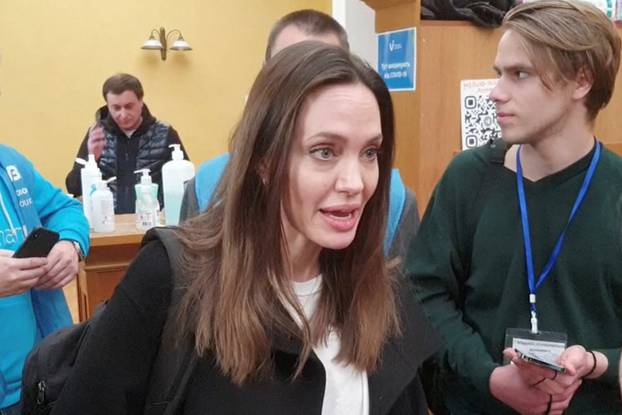 UNHCR Special Envoy Jolie visits Lviv