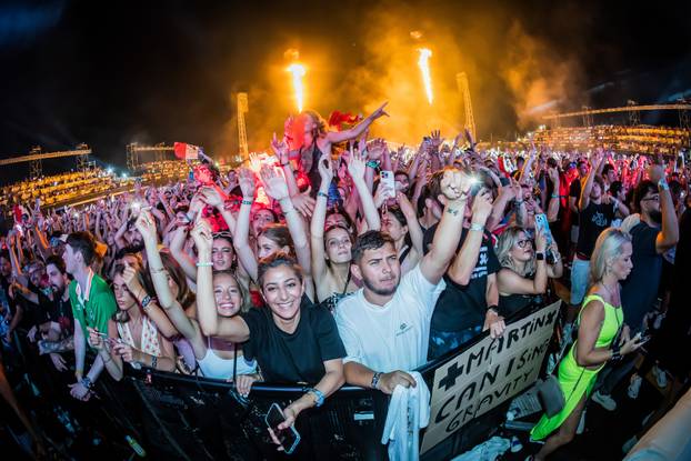 Split - Treca Vecer Ultra Festivala. DJ  Martin Garrix