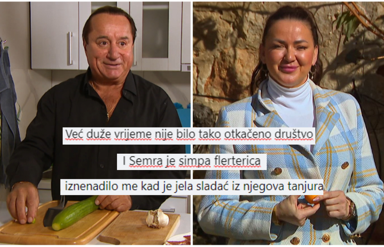 Dubravko flertao, a Semra jela iz njegovog tanjura: 'Baš bih volio da mi ga sada promućkaš'