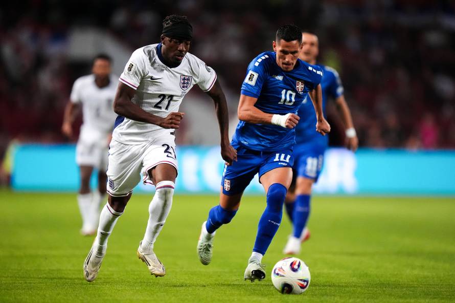 Serbia v England - 2026 FIFA World Cup - European Qualifiers - Group K - Rajko Mitic Stadium
