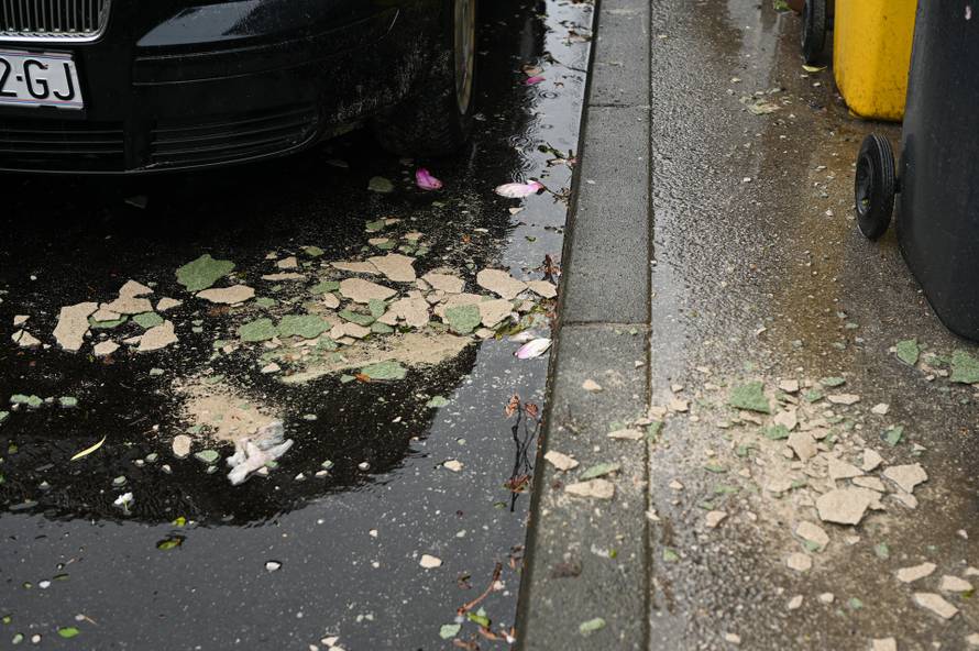 Olujno nevrijeme napravilo veliku štetu u Zagrebu