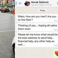 Ukrajinski tenisač pokazao Đokovićeve poruke: Jesi li na bojištu? Poslat ću vam pomoć