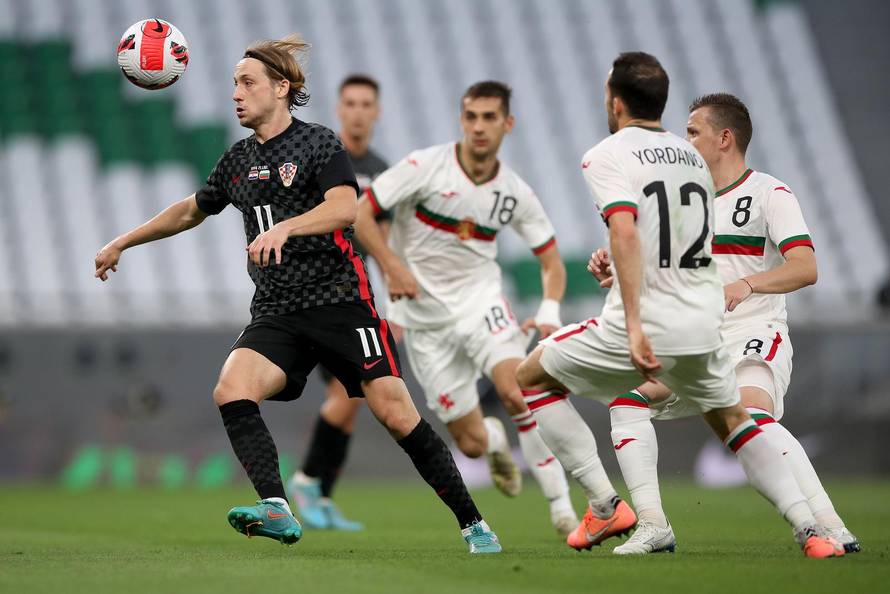 Doha: Prijateljska nogometna utakmica Hrvatska - Bugarska