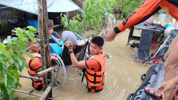 Aftermath of Tropical Storm Trami, in Bicol