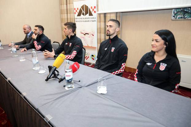 Zagreb: Konferencija za medije povodom odlaska seniorske karate reprezentacije na Svjetsko prvenstvo u Dubai
