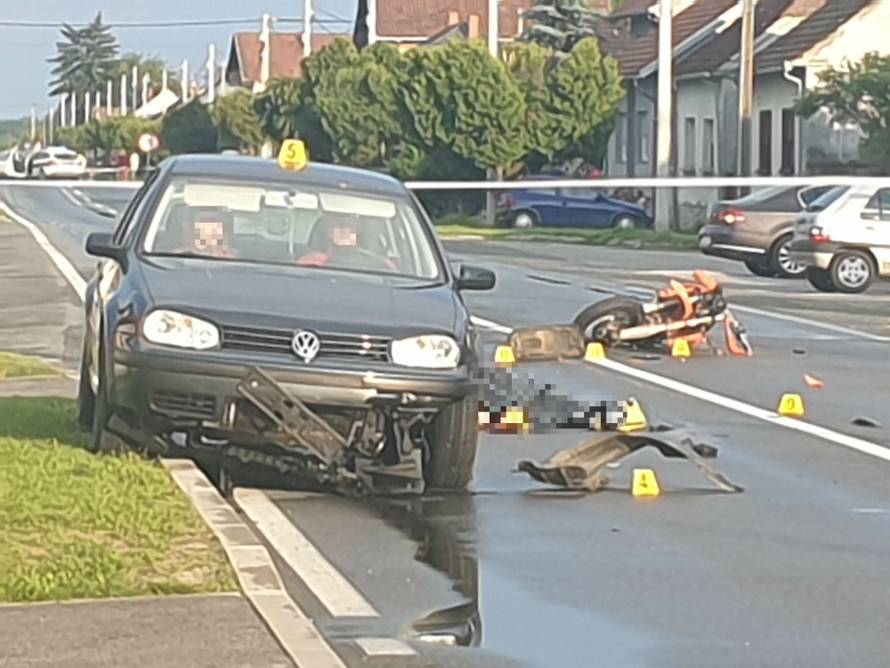 Stravični detalji nesreće: Pao s motocikla pa ga pregazio auto