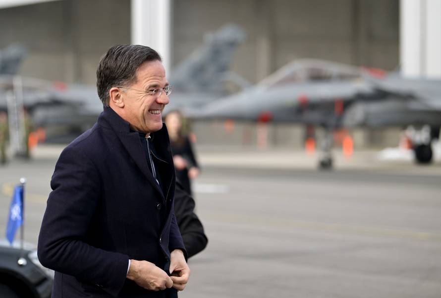 Zagreb: Dolazak glavnog tajnika NATO-a Marka Ruttea u Hrvatsku