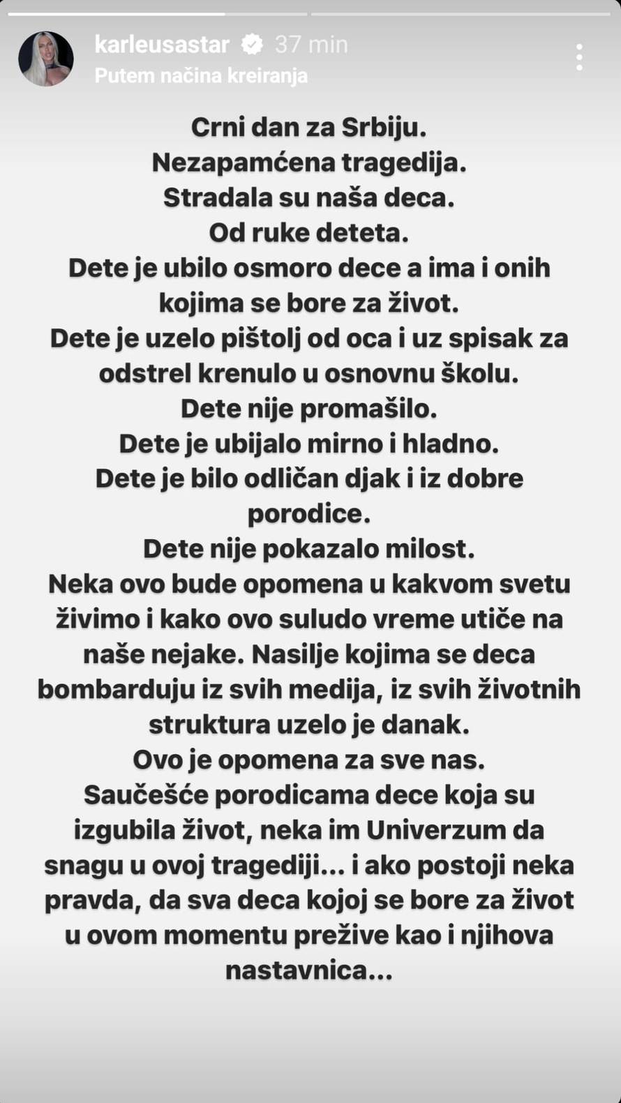 Srpske zvijezde oglasile su se povodom tragedije: 'Dijete je ubilo dijete, mirno i hladno...'