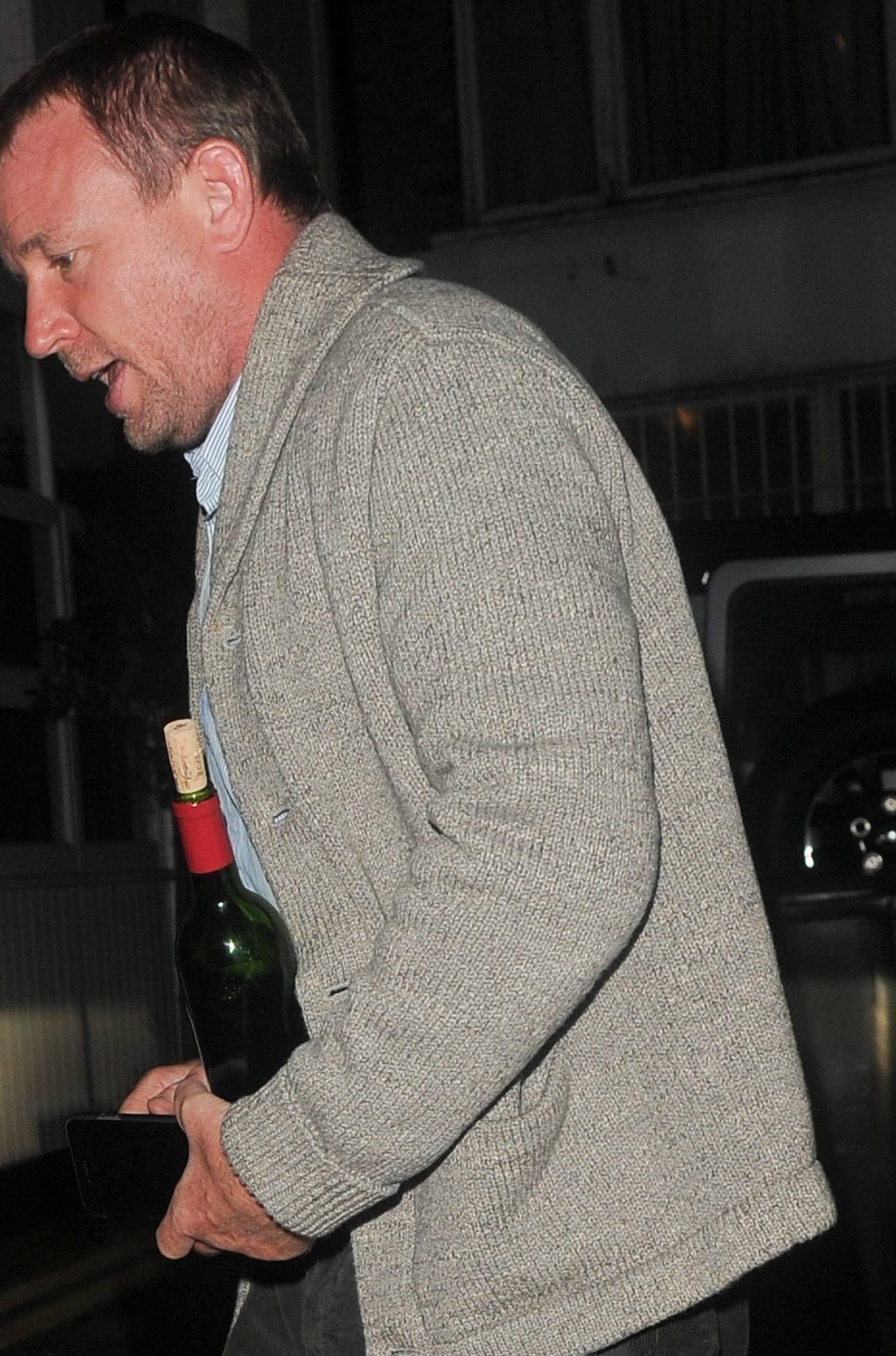 Guy Ritchie Arrives At Madonnas House In London