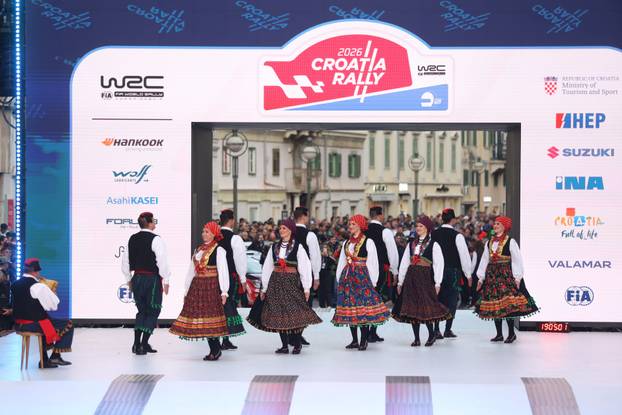 Rijeka: Ceremonijalni start WRC Croatia Rallyja 2026.