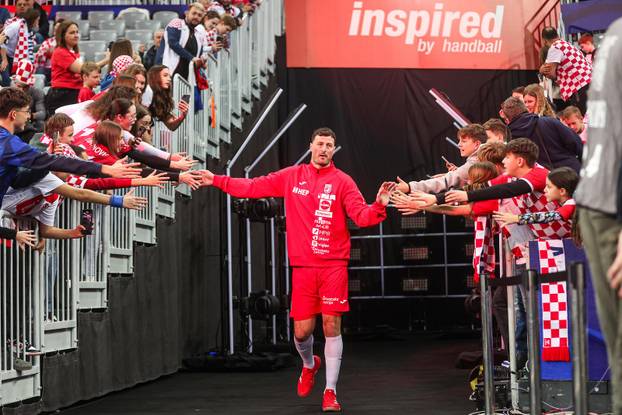 IHF Svjetsko rukometno prvenstvo 2025., Hrvatska - Argentina, atmosfera prije po&ccaron;etka utakmice 