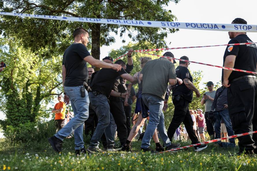 Zagreb: Privedena jedna  aktivistica na Trnjanskim kresovima