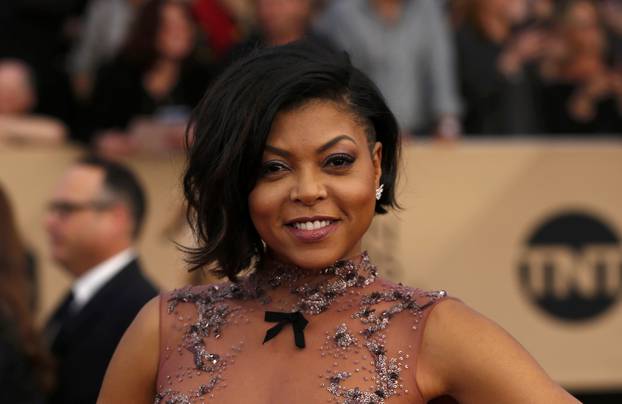 Actress Taraji P. Henson arrives at the 23rd Screen Actors Guild Awards in Los Angeles