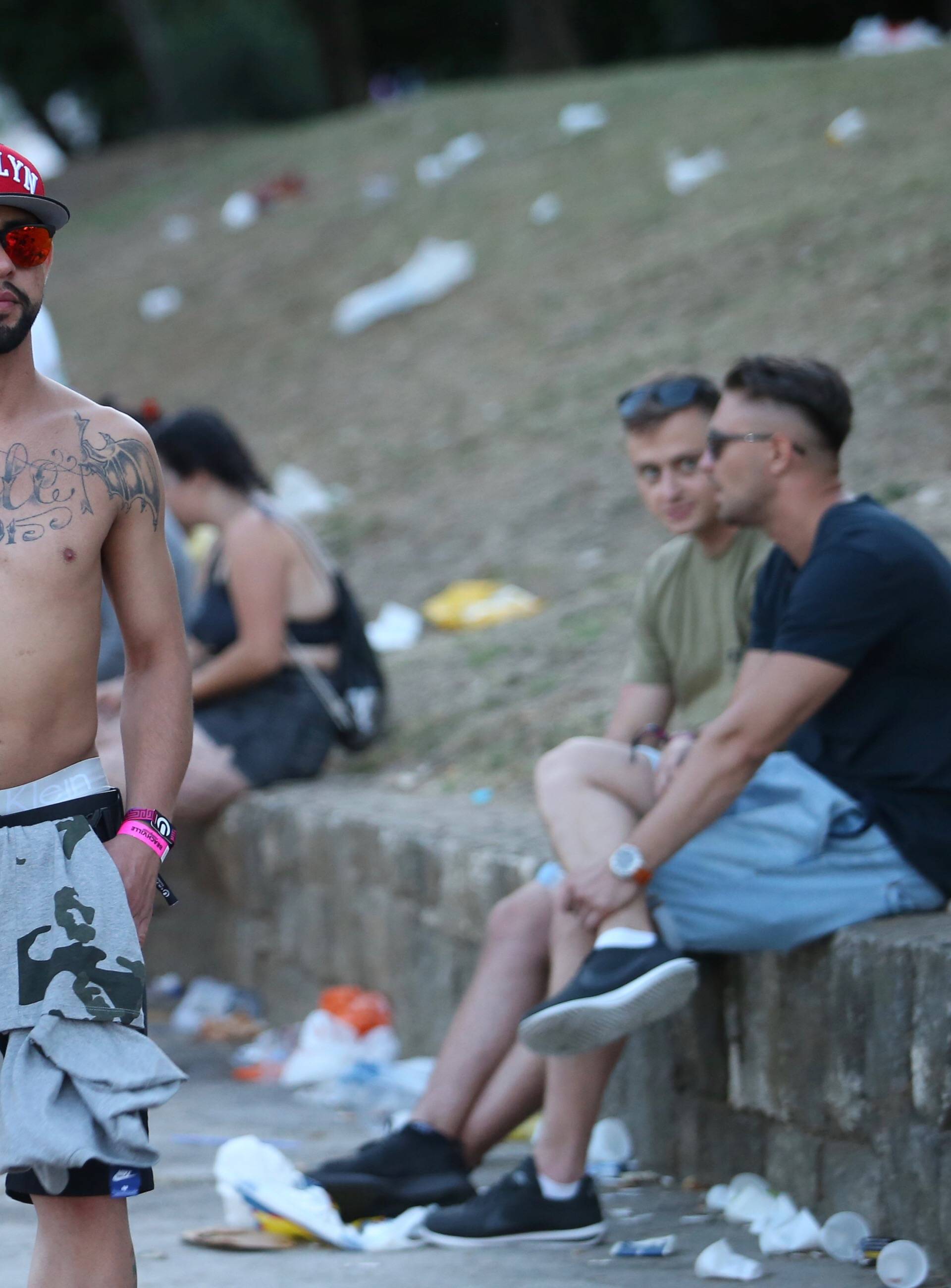 Split: Okolica Poljuda nakon prve veÄeri Ultra Europe festivala