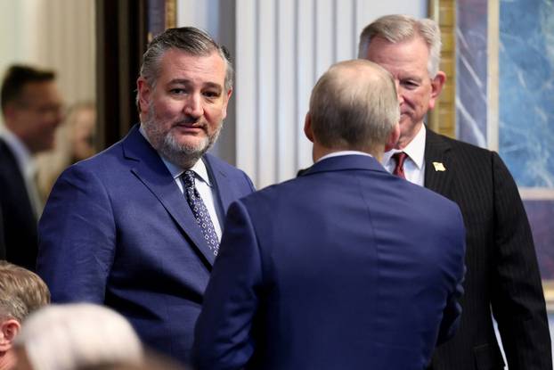 Kash Patel is sworn in as FBI director, in Washington
