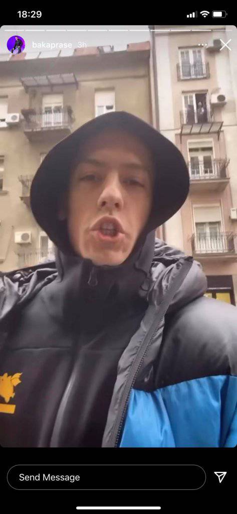 Baku Prase privela policija u centru Beograda: Sve je snimio