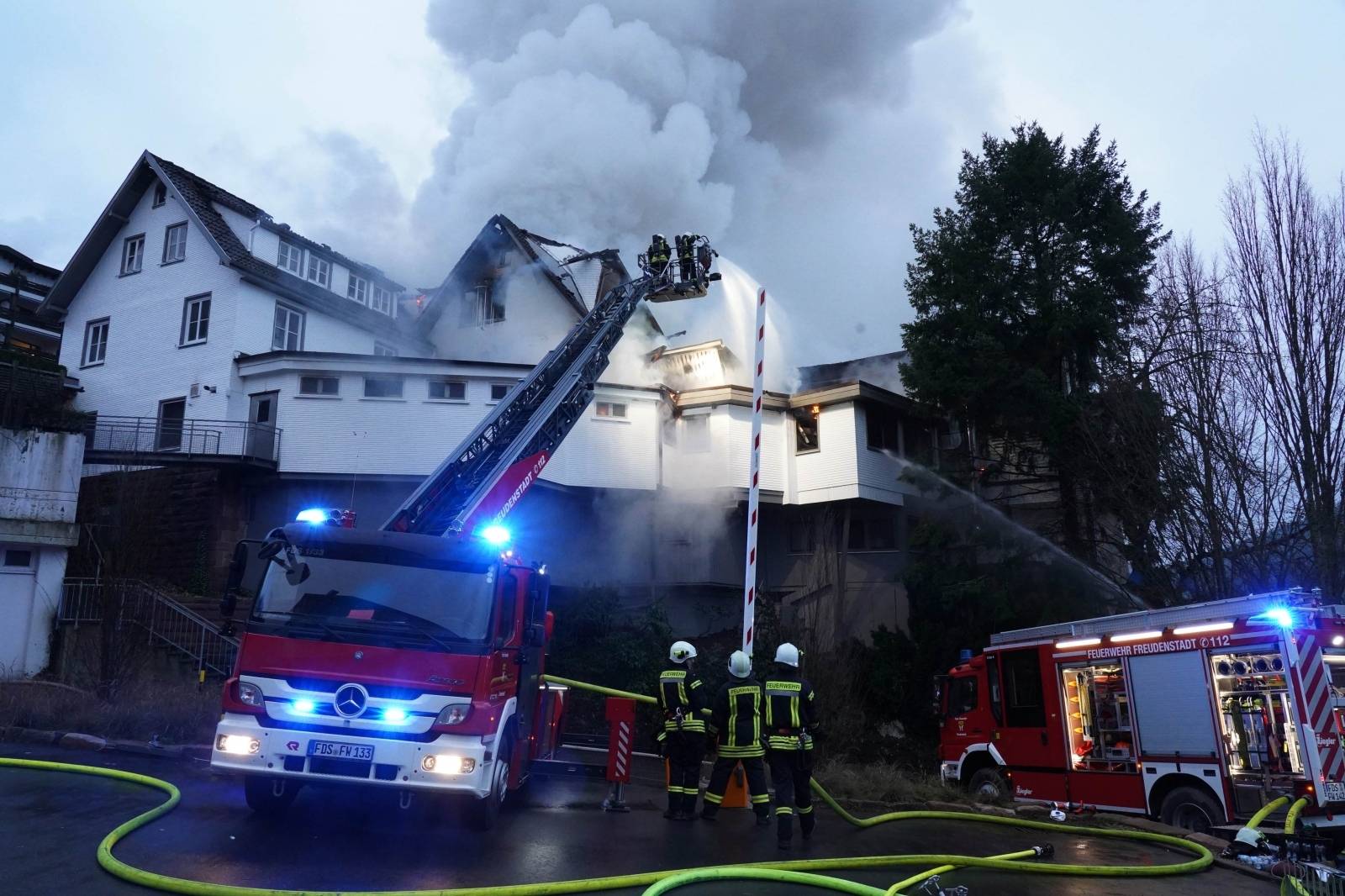 Fire in three-star restaurant in the Black Forest