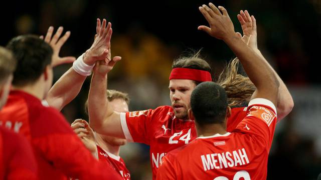 EHF 2024 Men's European Handball Championship - Main Round - Denmark v Netherlands