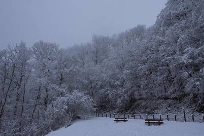 Sniježna idila na Medvednici