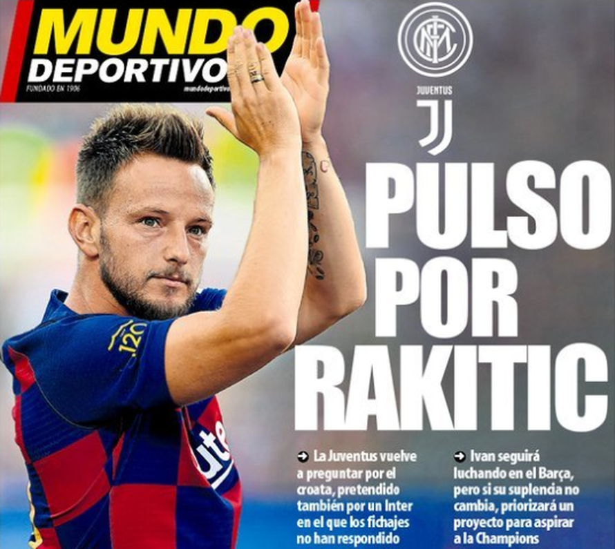 Rakitić na naslovnicama! Inter i Juventus u lovu na 'vatrenog'