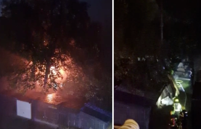 Na Trešnjevci gorjelo krovište: 'Kao da je nešto eksplodiralo, vatrogasci su brzo došli'