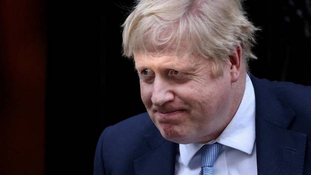 FILE PHOTO: British PM Boris Johnson in Downing Street