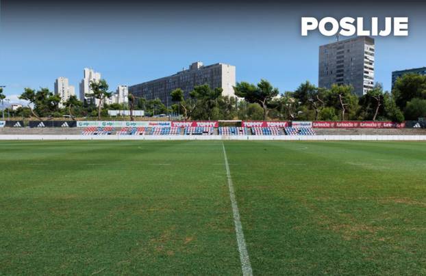 FOTO Transformacija Poljuda: Oluja uništila pomoćne terene, zaposlenici i vatrogasci uskočili