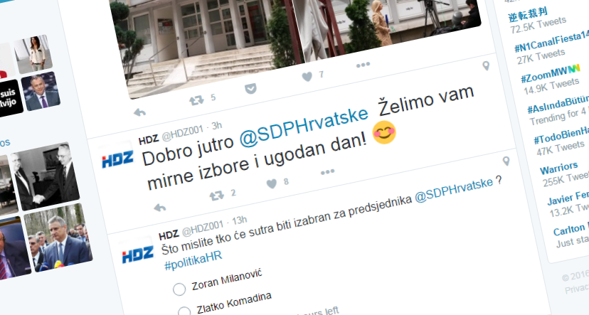 Čime se oni bave: HDZ i SDP u ponoć se 'bockali' na Twitteru