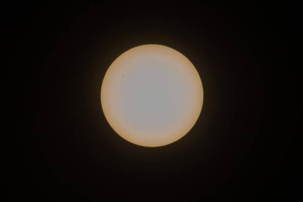 Pogled na djelomi?nu pomr?inu Sunca iz Zagreba