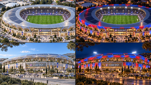 FOTO Ovo su vaši Poljudi! Koji dizajn stadiona vam je najbolji?