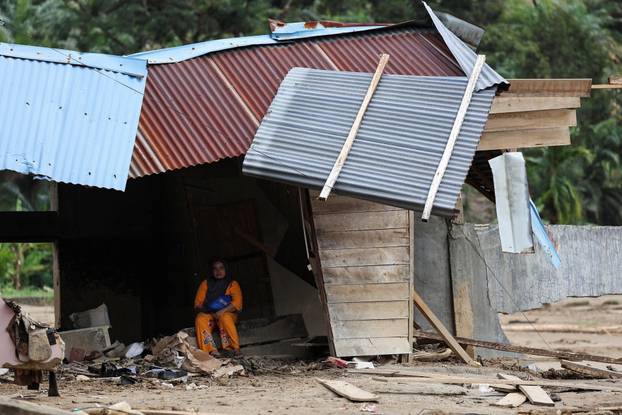 Aftermath of a deadly flash flood in Batang Toru, South Tapanuli