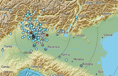 Dva snažna potresa: U Grčkoj 5.1,  u Italiji 4.6 prema Richteru