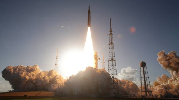 NASA's Artemis II mission to fly by the moon lifts off from the Kennedy Space Center in Cape Canaveral, Florida, U.S.
