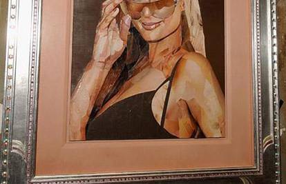 Paris Hilton na portretu s penisom umjesto palca